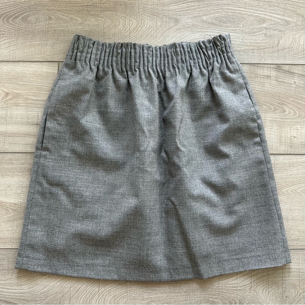 J. Crew Wool Blend Gray Skirt